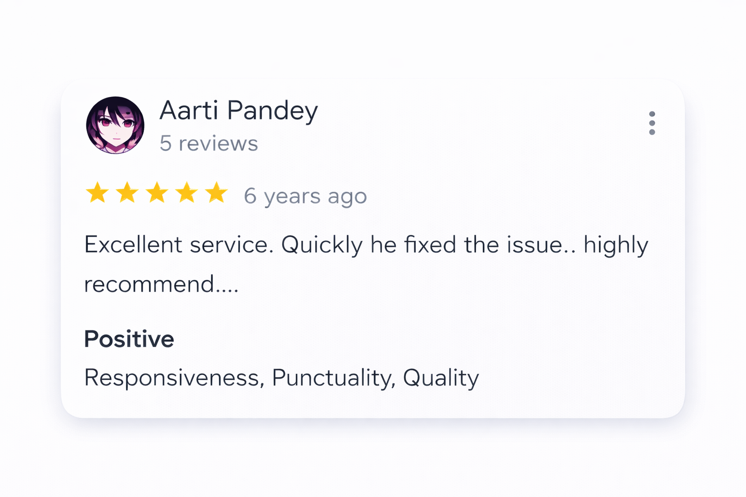 Customer Review